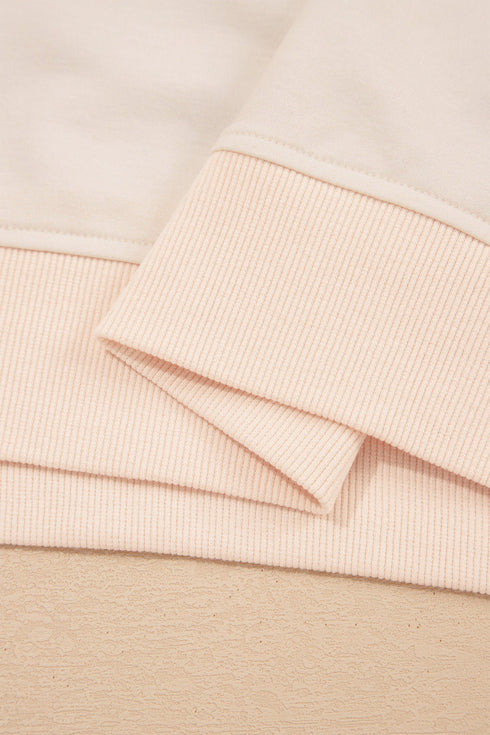 Playful Polka Dot Relaxed Split Hem Pullover Top
