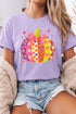 Playful Pumpkin Character Illustration Printed Graphic Tee