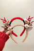 Playful Reindeer Antler Holiday Celebration Hair Headband