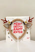 Playful Reindeer Antler Holiday Celebration Hair Headband
