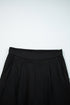 Pleated High Waist Pull On Wide Leg Pants