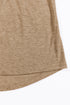 Pleated Neckline Knit Bodice Lace Sleeve Top