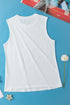 Pleated Texture Crew Neck Sleeveless Everyday Essential Tank