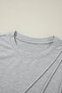 Pleated Texture Crew Neck Sleeveless Everyday Essential Tank