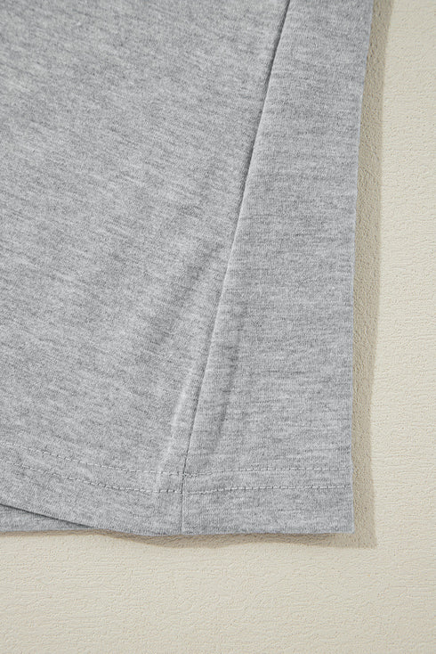 Pleated Texture Crew Neck Sleeveless Everyday Essential Tank