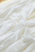 Plunging V Neck Lantern Sleeve Knotted Tiered Mini Dress