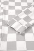 Plus Size Checkered Western Button Down Casual Outerwear