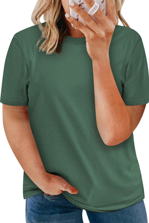 Plus Size Crew Neck T Shirt