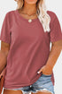 Plus Size Crew Neck T Shirt
