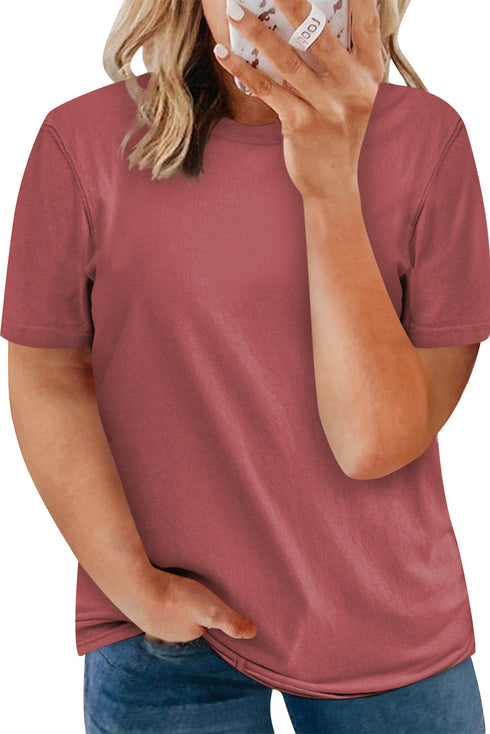 Plus Size Crew Neck T Shirt