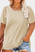Plus Size Crew Neck T Shirt