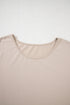 Plus Size Detailed Lace Trim Ruffled Blouse