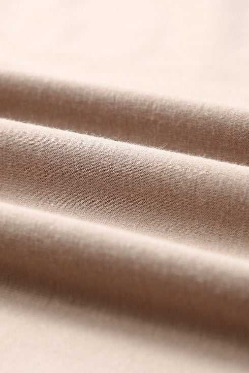 Plus Size Leopard Patchwork Short Sleeve Top