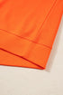 Plus Size Varsity Striped Drop Shoulder Patchwork Loungewear Set
