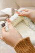 Plush Fleece Bowknot Applique Warm House Slippers