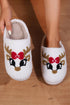 Plush Fleece Cartoon Character Novelty House Slippers