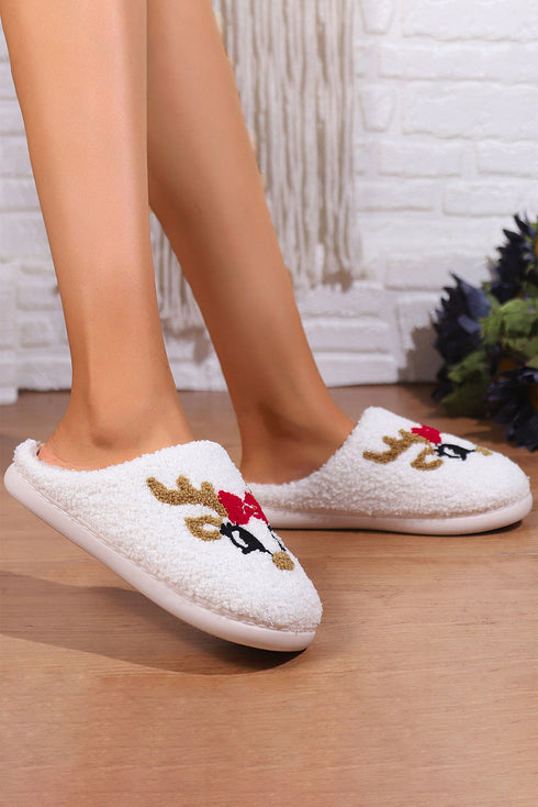 Plush Fleece Cartoon Character Novelty House Slippers