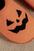 Plush Fleece Jack O Lantern Graphic House Slippers