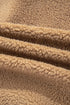 Plush Sherpa Fleece Patchwork Corduroy Edge Jacket