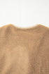 Plush Sherpa Fleece Patchwork Corduroy Edge Jacket