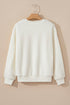 Plush Sherpa Howdy Graphic Crew Neck Sweatshirt
