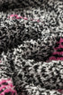 Plush Textured Animal Print Open Front Cardigan