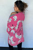 Plush Textured Animal Print Open Front Cardigan