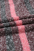 Plush Textured Knit Open Front Striped Cardigan