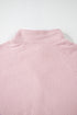 Plush Textured Sherpa Fleece Snap Button Pullover