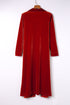 Plush Velvet Shawl Collar Open Front Duster Cardigan
