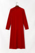 Plush Velvet Shawl Collar Open Front Duster Cardigan
