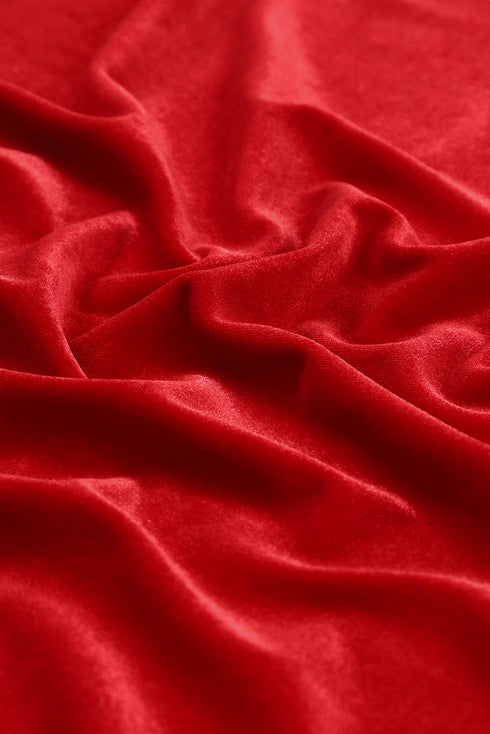 Plush Velvet Shawl Collar Open Front Duster Cardigan