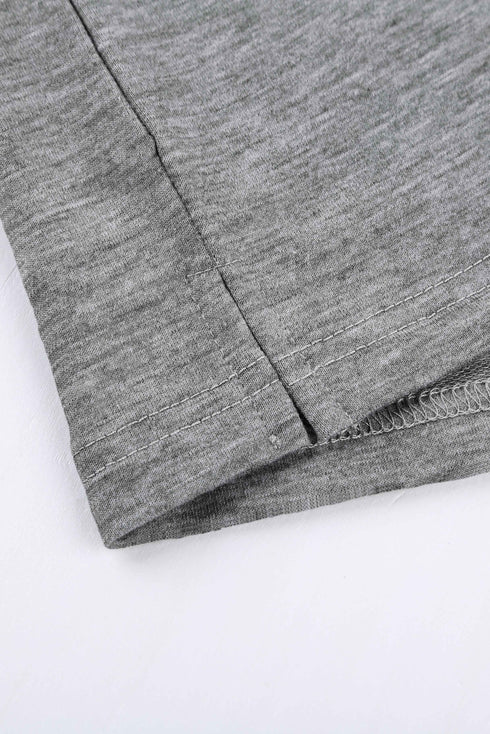 Pocketed Tee With Side Slits