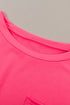 Pocketed Tee With Side Slits