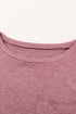 Pocketed Tee With Side Slits
