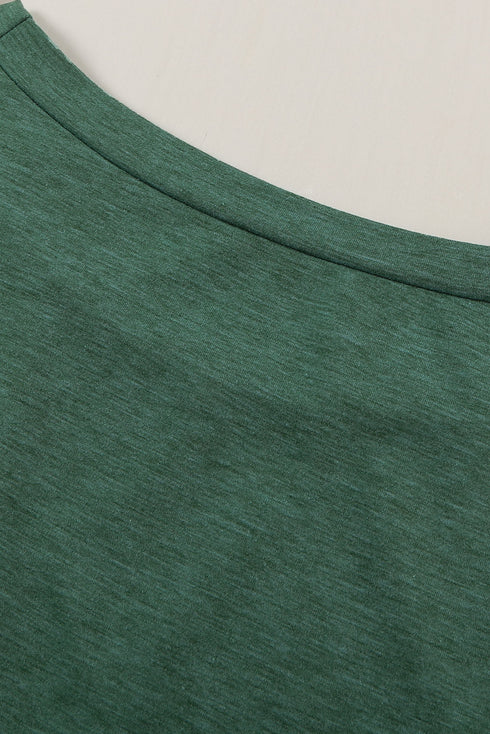 Pocketed Tee With Side Slits