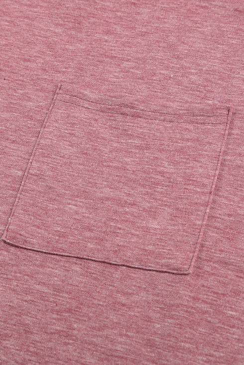 Pocketed Tee With Side Slits