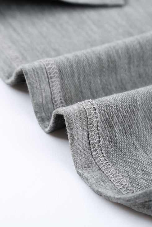 Pocketed Tee With Side Slits