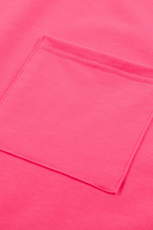 Pocketed Tee With Side Slits