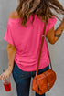 Pocketed Tee With Side Slits