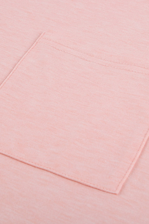 Pocketed Tee With Side Slits