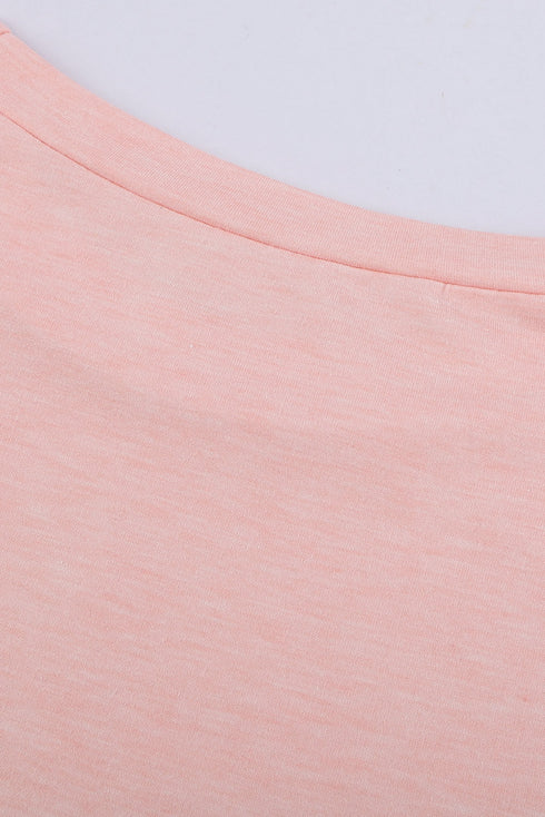 Pocketed Tee With Side Slits