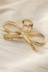 Polished Alloy Bow Knot Hair Claw Clip
