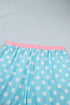 Polka Dot Contrast Trim Active Two Piece Short Set