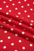 Polka Dot Drawstring Wide Leg Long Sleeve Pant Set
