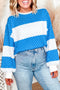 Polka Dot Drop Shoulder Long Sleeve Retro Inspired Top