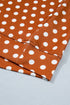 Polka Dot Dropped Shoulder Tee Matching Loungewear Set