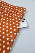 Polka Dot Dropped Shoulder Tee Matching Loungewear Set