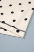 Polka Dot Exposed Seam Loose Tee Drawstring Short Set