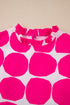 Polka Dot Frilled Collar Flutter Sleeve Blouse